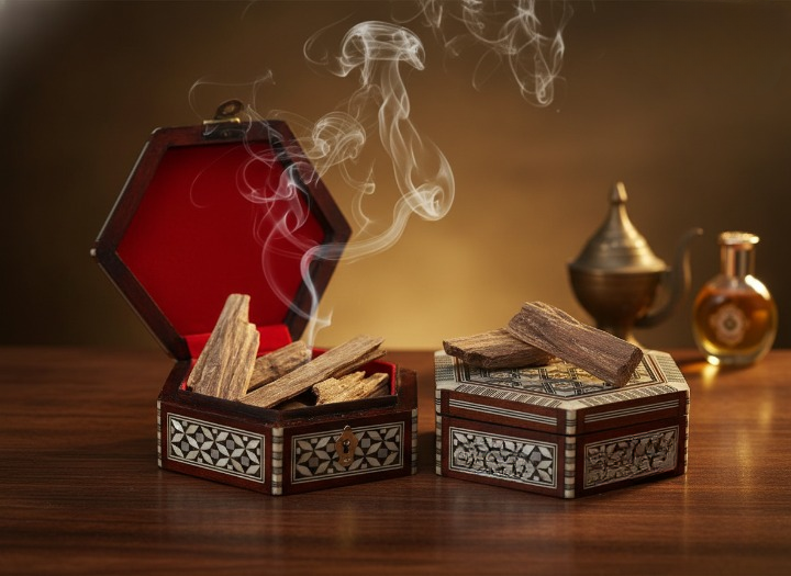 بخور العود الهندي الفاخر – عبير أصيل يلامس الفخامة