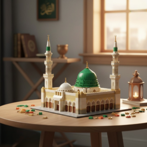 لعبة تركيب مجسم الحرم النبوي مكونة من 594قطعة
