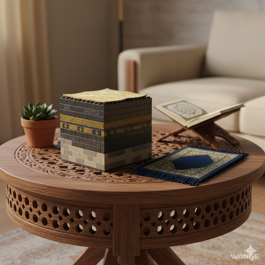 لعبة تركيب مجسم الكعبة المشرفة مكونة من 446 قطعة