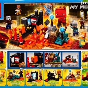 مجموعة بناء للأطفال "ماين كرافت" ، 37 قطعة ، موديل MG692-7